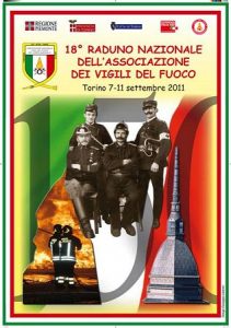 Raduno vigili del fuoco a Torino, l'11 settembre 2011