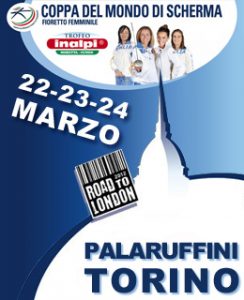 Coppa del mondo di scherma 2013, fioretto femminile, al Palaruffini di Torino