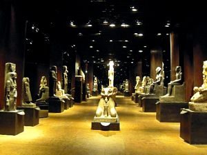 Statuario del nuovo museo egizio di Torino
