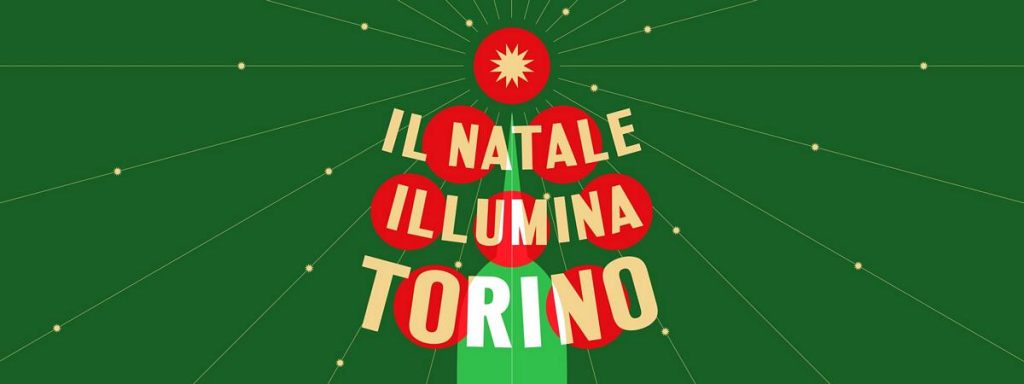 Locandina che annuncia il programma eventi di Natale 2023 a Torino